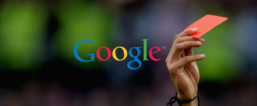 google penalty red card