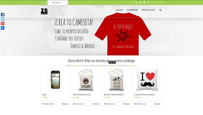 diseño web camisetas personalizadas