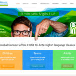 diseño web global connect idiomas