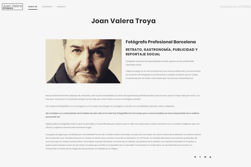 Diseño Web Joan Valera