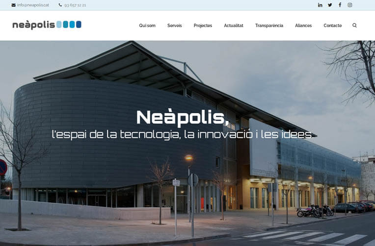 Diseño Web Neapolis Vilanova