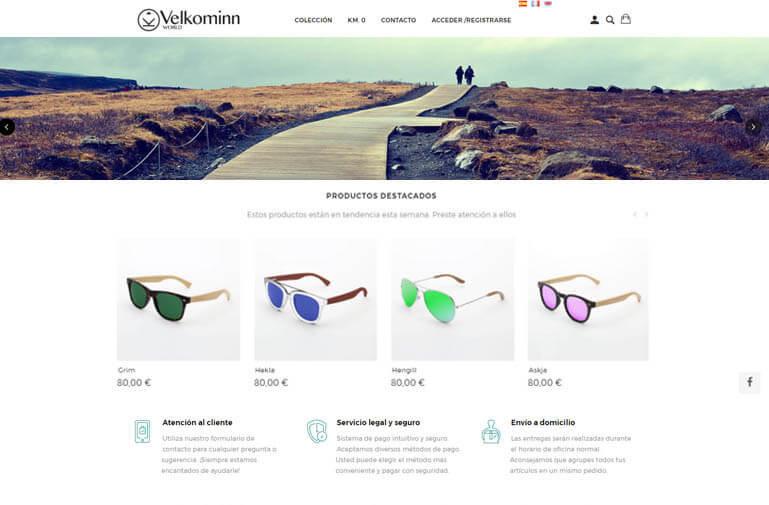 Ecommeerce venta de gafas online